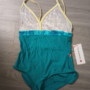 Blue/Silver Zoe Yumiko Leotard
